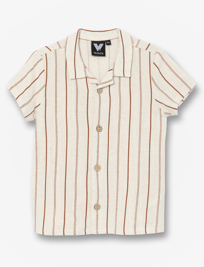 Chemise rayée en lin