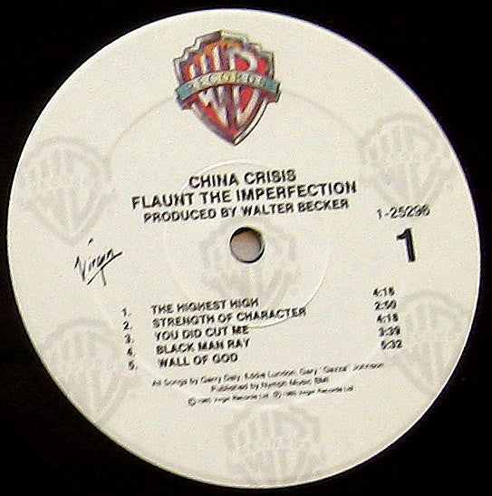 China Crisis - Flaunt The Imperfection (LP) [US] 1st (Very Good Plus (VG+))
