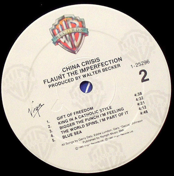 China Crisis - Flaunt The Imperfection (LP) [US] 1st (Very Good Plus (VG+))