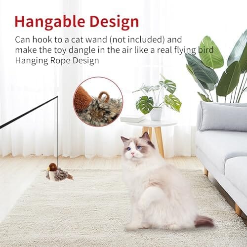 Chirping Bird Cat Toys Realistic Bird Plush Toy Cat Toys amazon