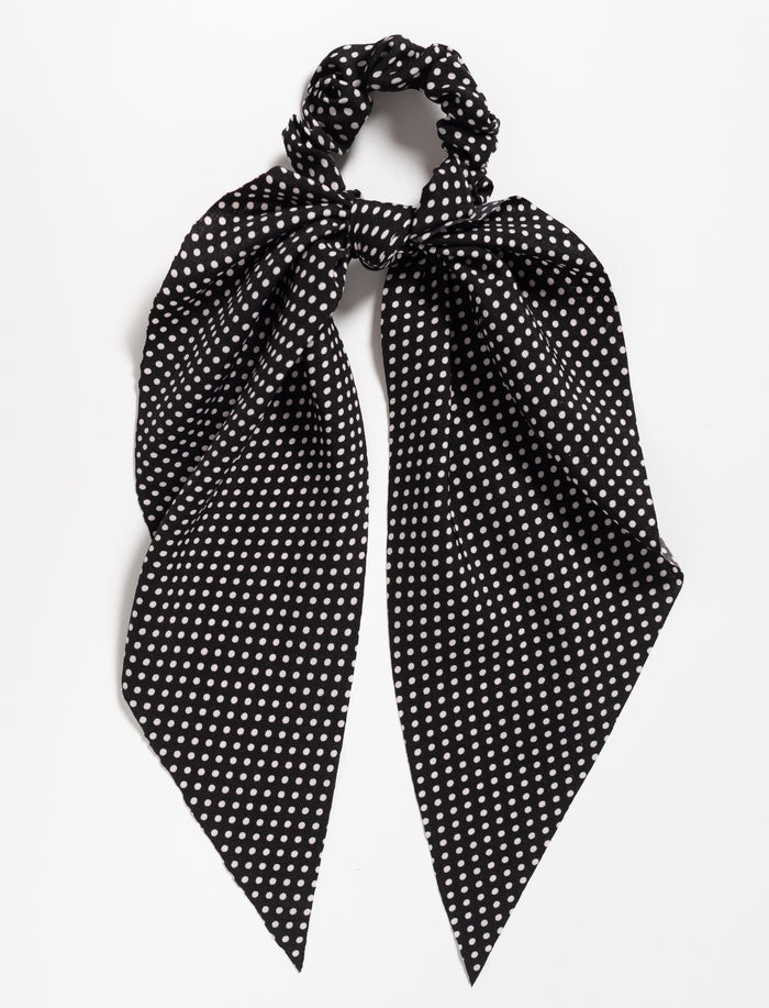 Chouchou foulard à pois
