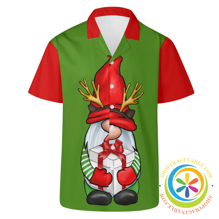 Christmas Gnome Party Hawaiian Casual Shirt