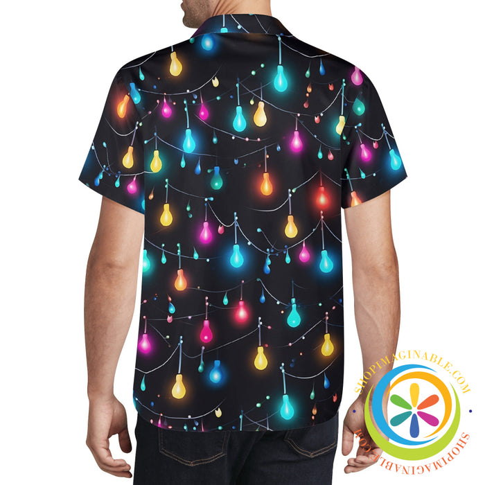 Christmas Light Strings Hawaiian Casual Shirt Hawaiian