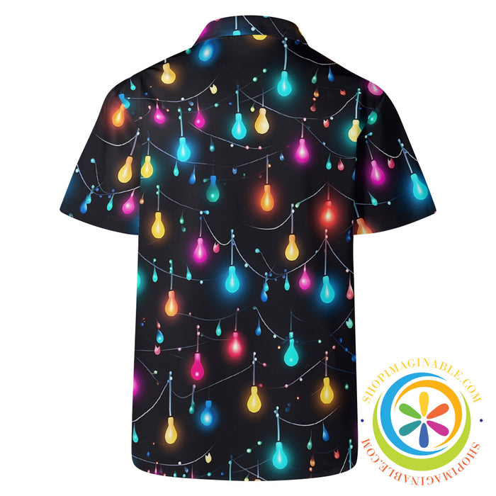 Christmas Light Strings Hawaiian Casual Shirt Hawaiian