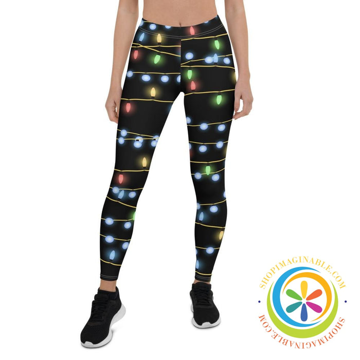 Christmas Lights Full Length Leggings-ShopImaginable.com