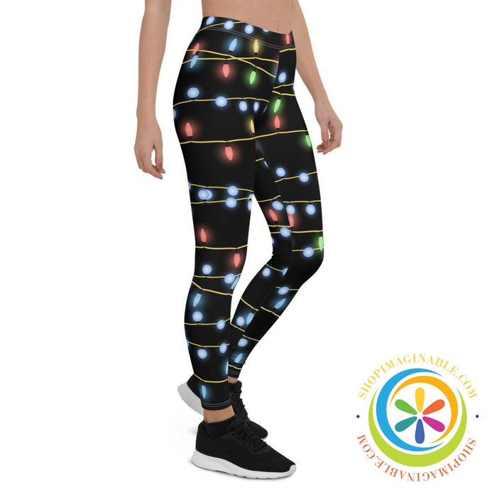 Christmas Lights Full Length Leggings-ShopImaginable.com