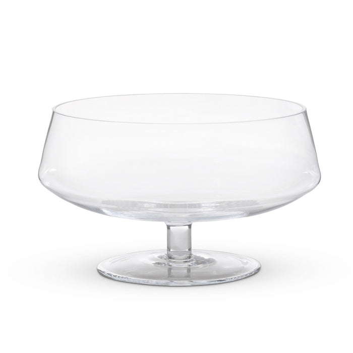 Clear Glass Footed Bowl