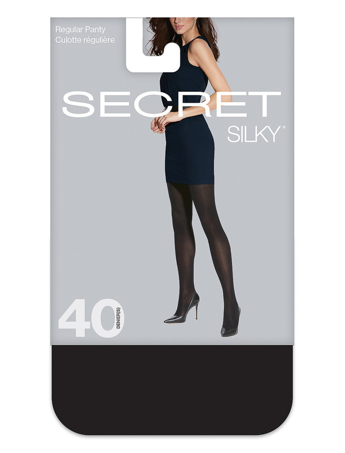 Collant semi-opaque avec culotte régulière