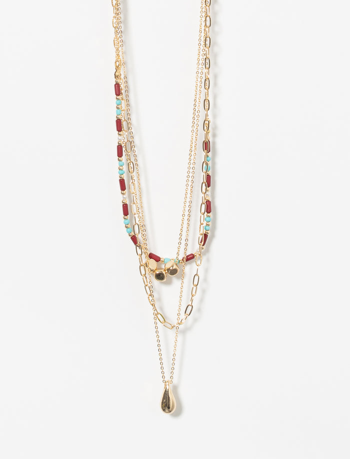 Collier multi-chaînes
