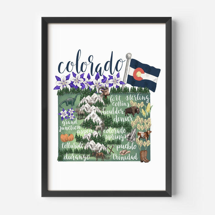 Colorado  - Art Print or Canvas - Jetty Home