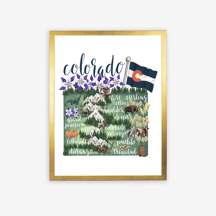 Colorado  - Art Print or Canvas - Jetty Home