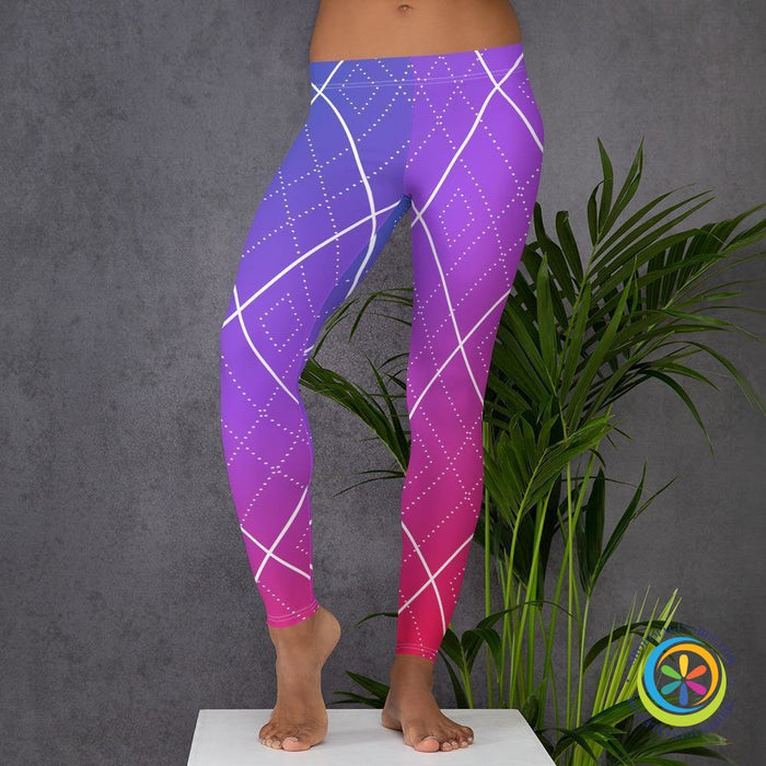 Colorful Diamond Abstract Leggings-ShopImaginable.com