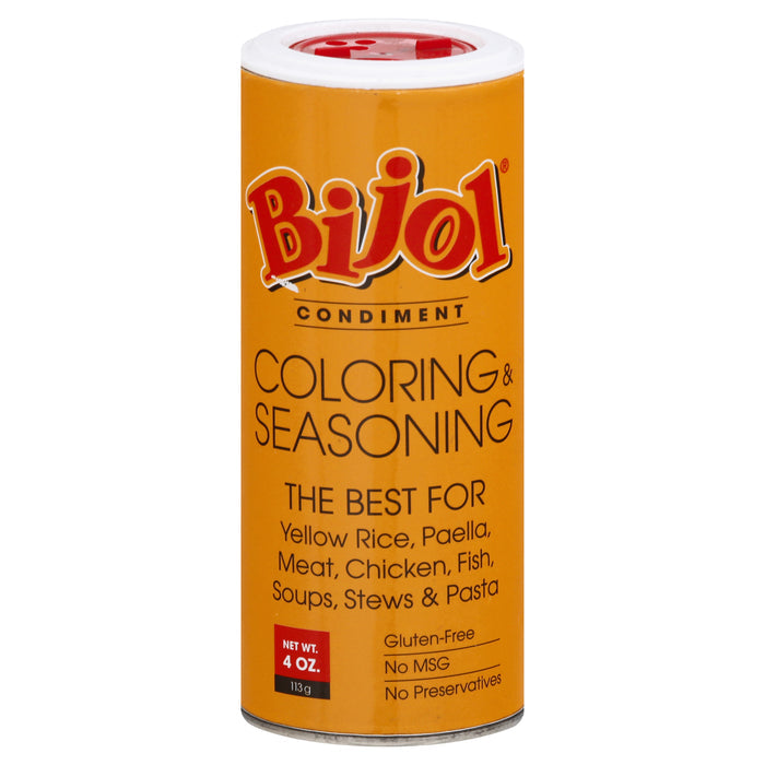Condimento colorante y sazonador Bijol de 113 g (4 oz)