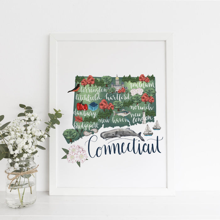 5"x7" / Art Print / White