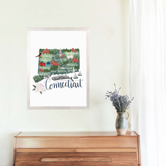 5"x7" / Art Print / Antique Silver