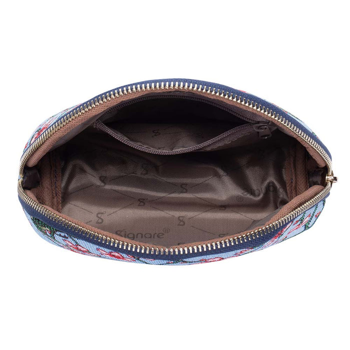 COSM-BLOS | ALMOND BLOSSOM AND SWALLOW Cosmetic Make Up Bag - www.signareusa.com