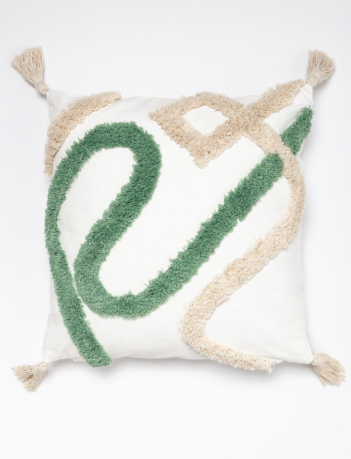 Coussin à motif texturé