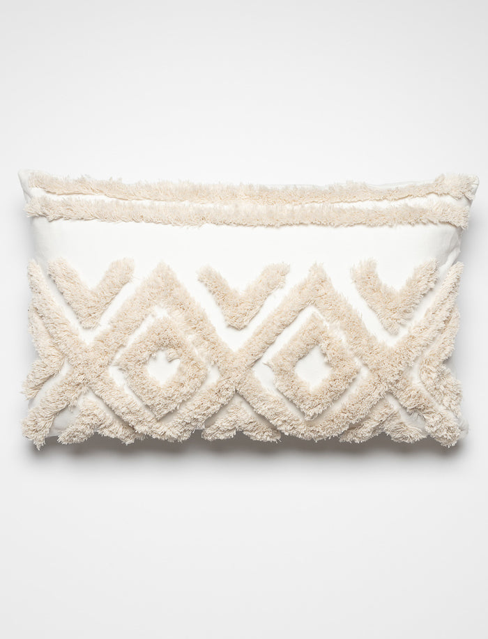 Coussin à motifs texturés