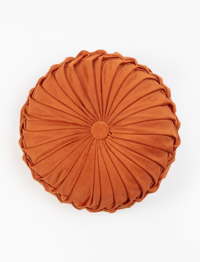 Coussin en velours rond