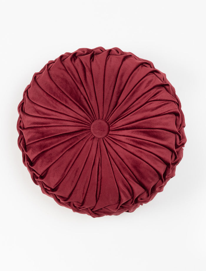 Coussin en velours rond