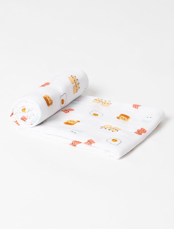 Couverture en mousseline à motifs