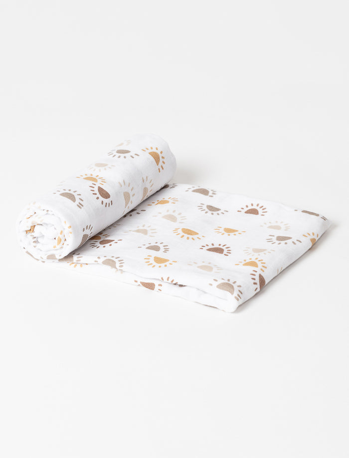 Couverture en mousseline à motifs