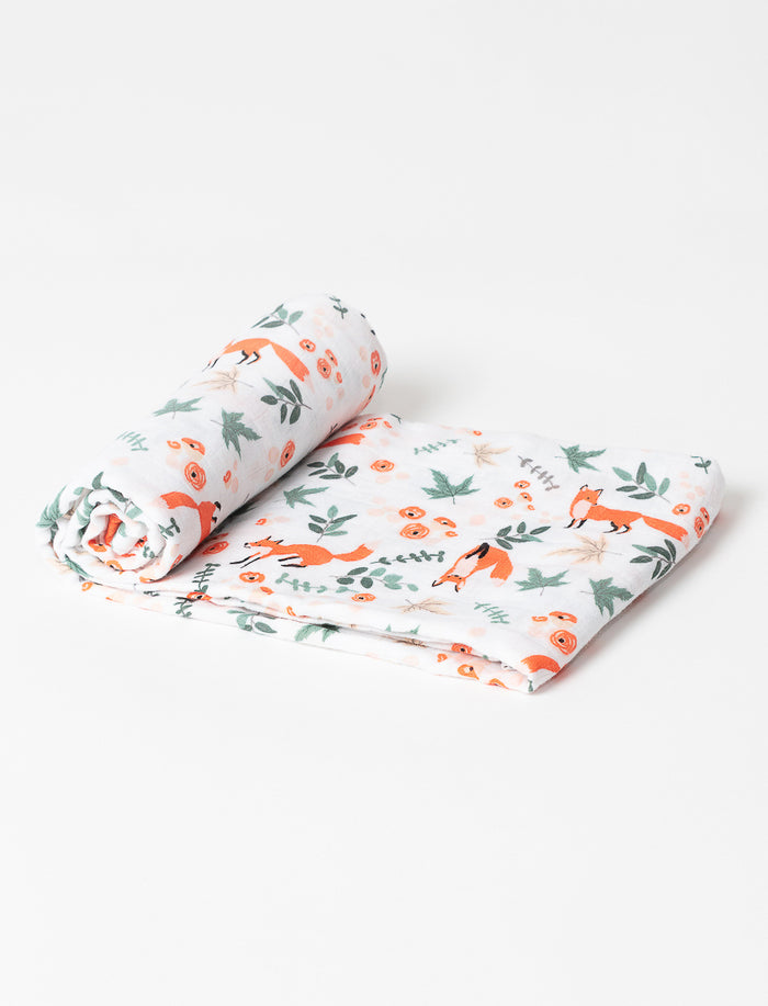 Couverture en mousseline à motifs