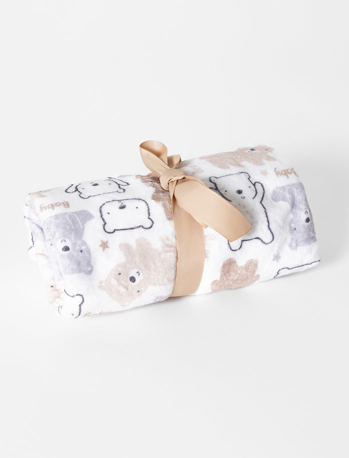 Couverture en peluche imprimée