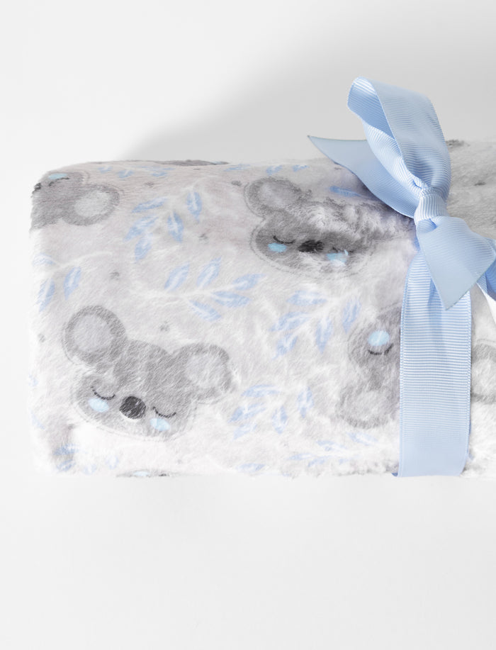 Couverture en peluche imprimée