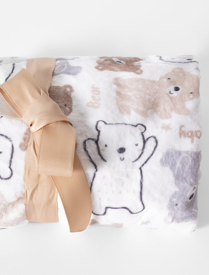 Couverture en peluche imprimée