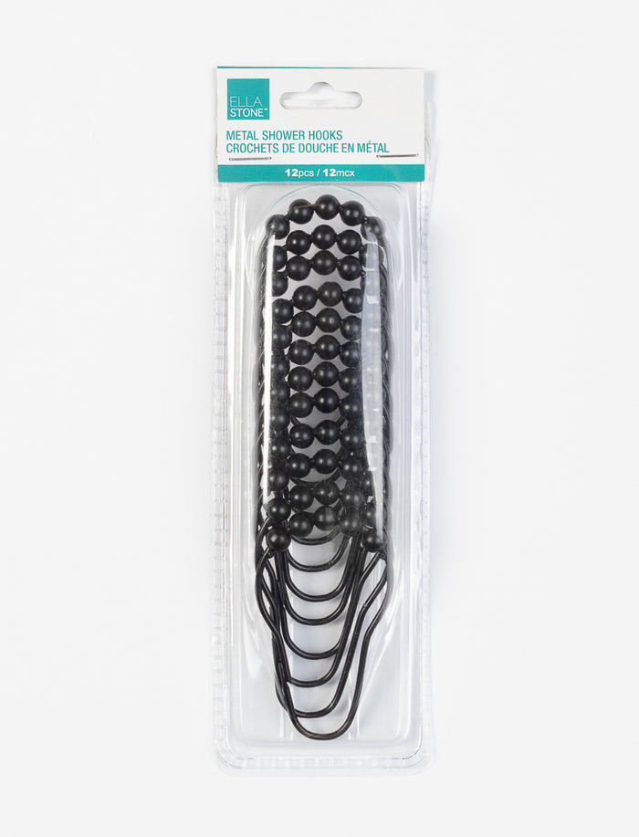 Crochets pour rideau de douche