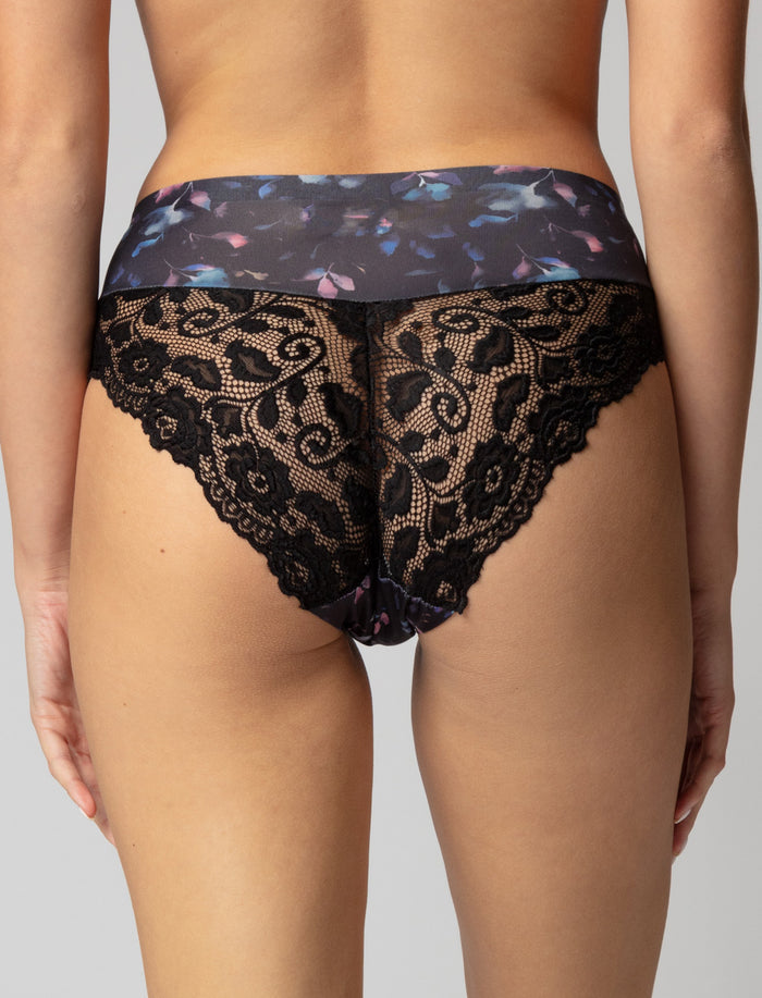 Culotte bikini à dentelle