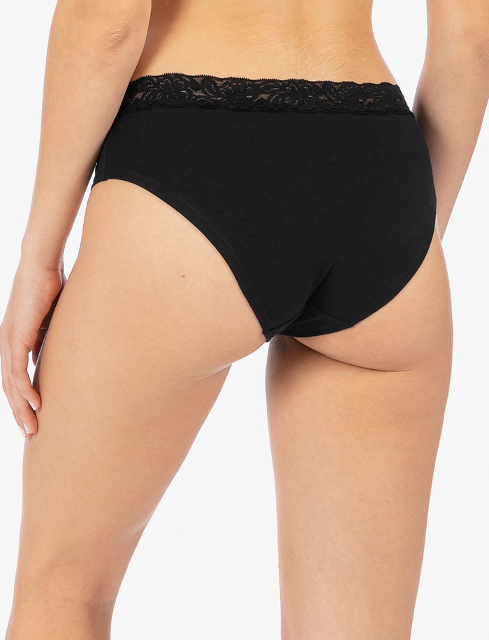 Culotte bikini à dentelle