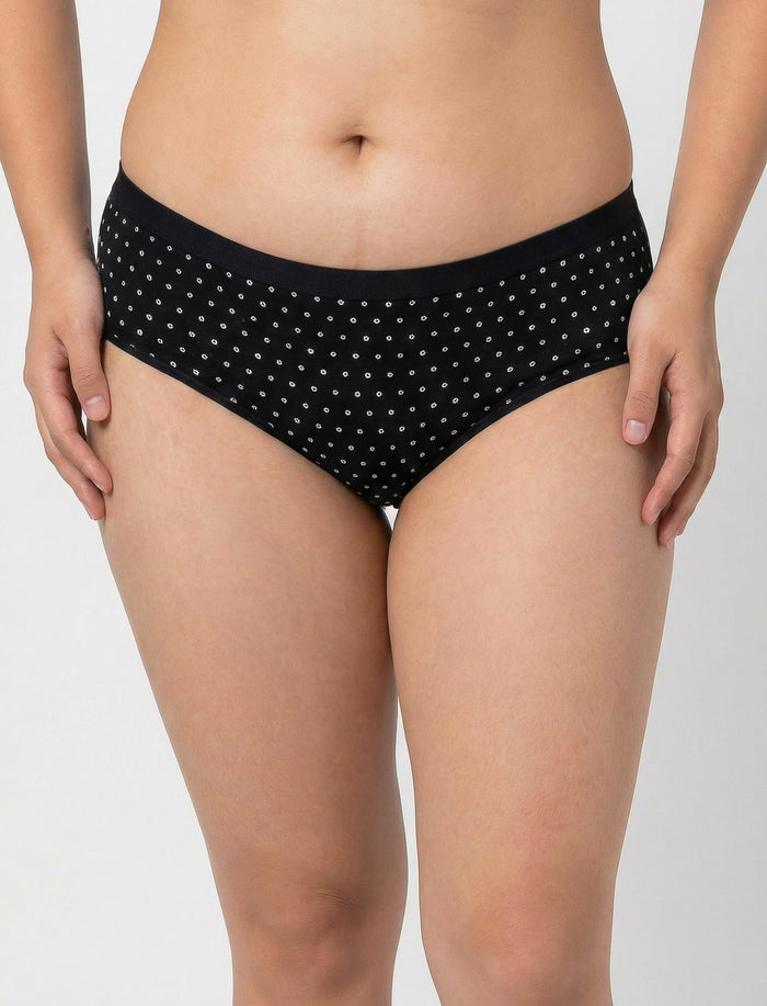 Culotte bikini imprimée sans coutures