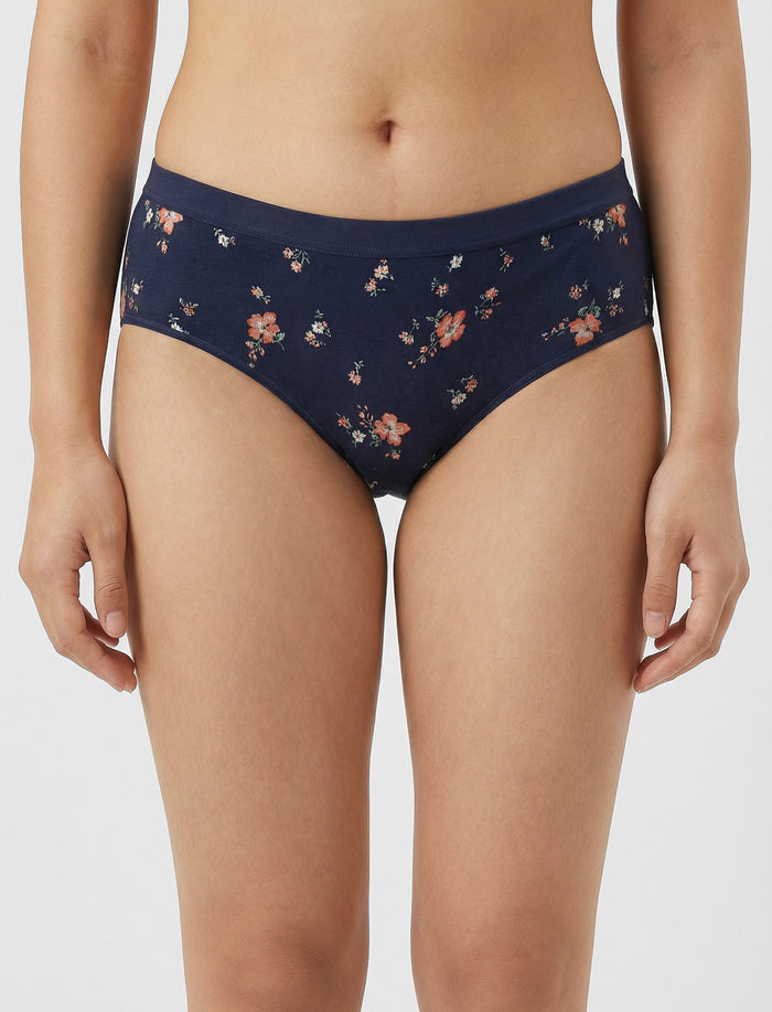 Culotte bikini imprimée sans coutures