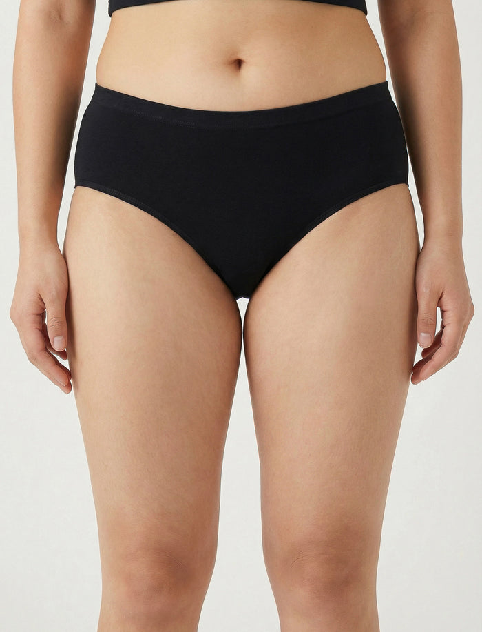 Culotte bikini unie sans coutures