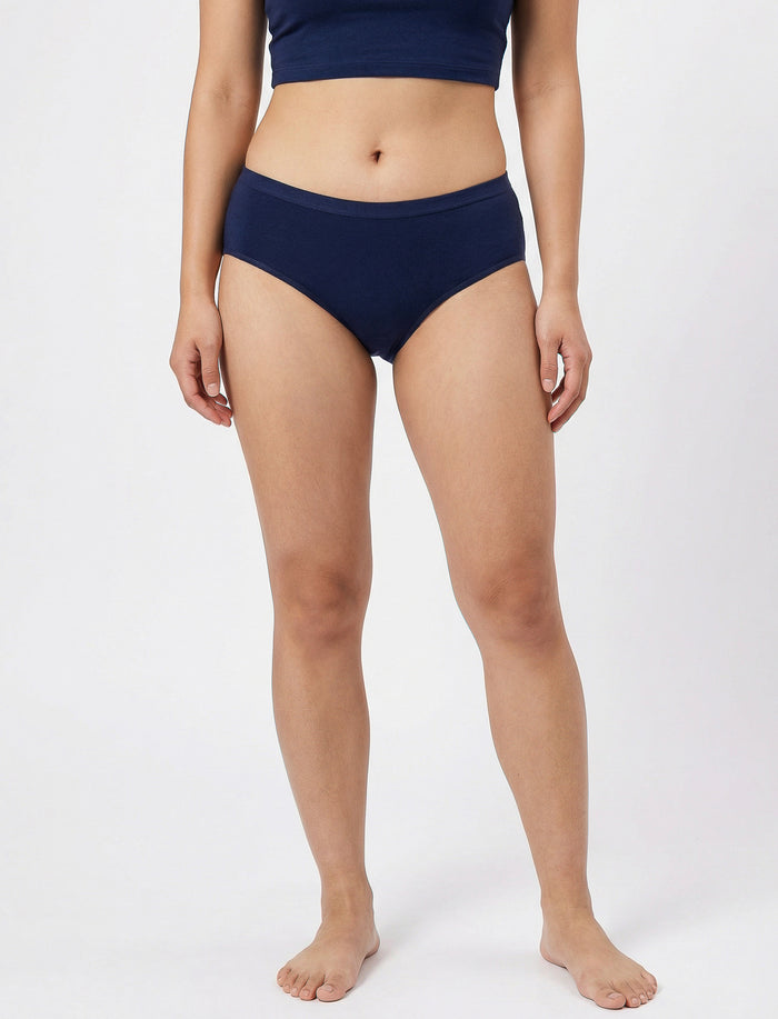 Culotte bikini unie sans coutures