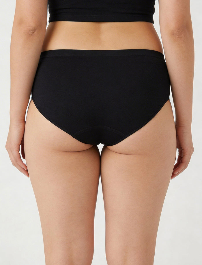 Culotte bikini unie sans coutures