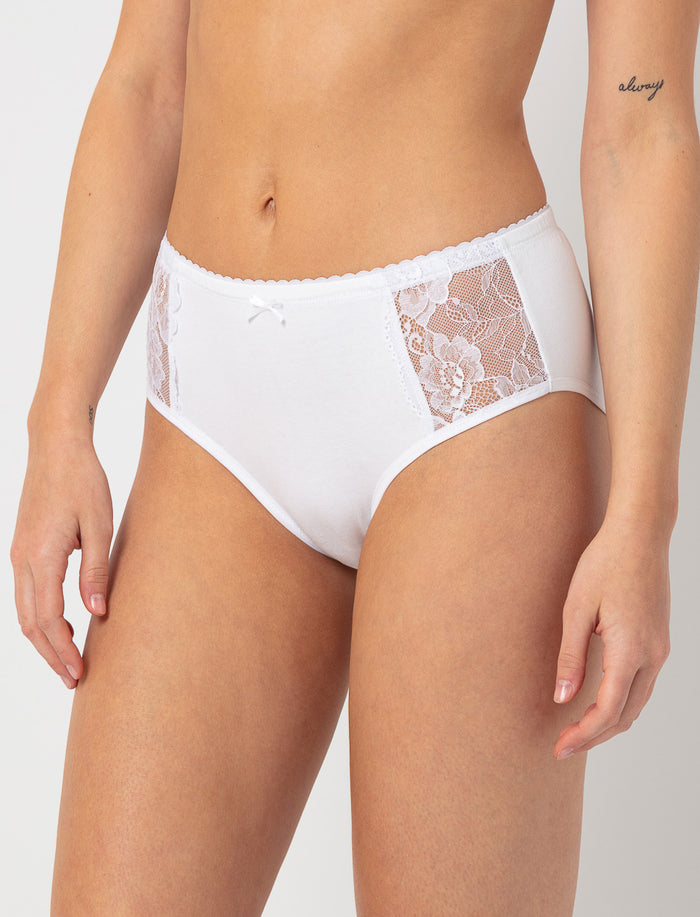 Culotte classique à dentelle