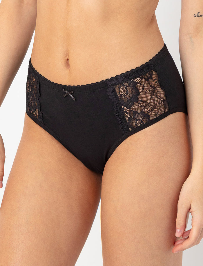 Culotte classique à dentelle