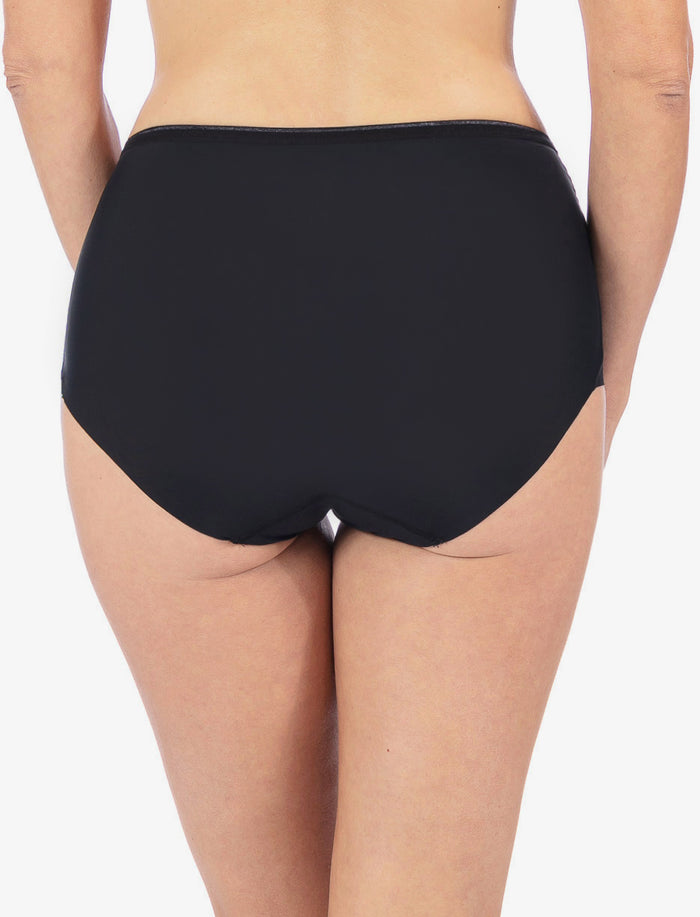Culotte taille haute avec dentelle
