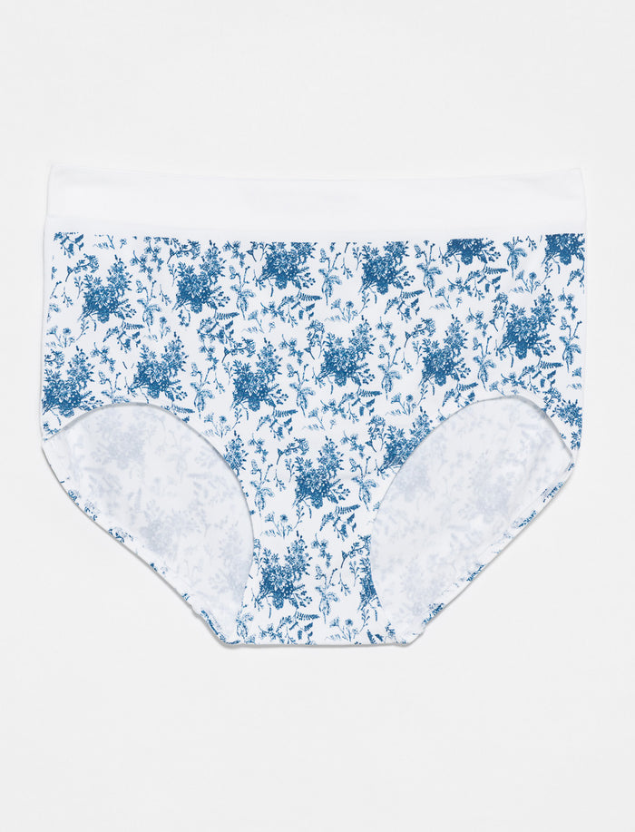 Culotte taille haute imprimée