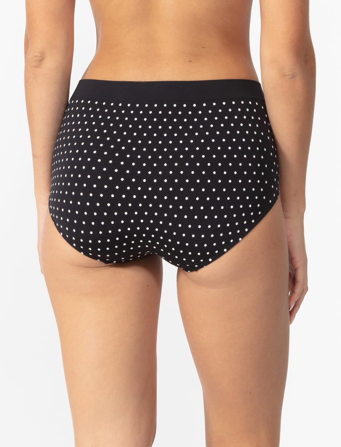 Culotte taille haute imprimée