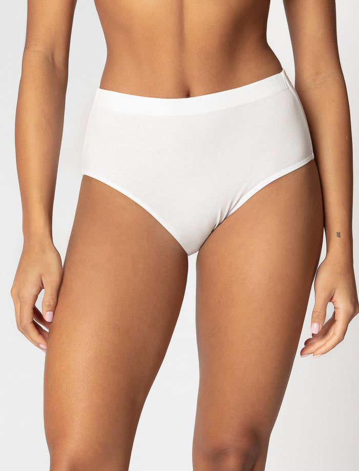 Culotte taille haute unie