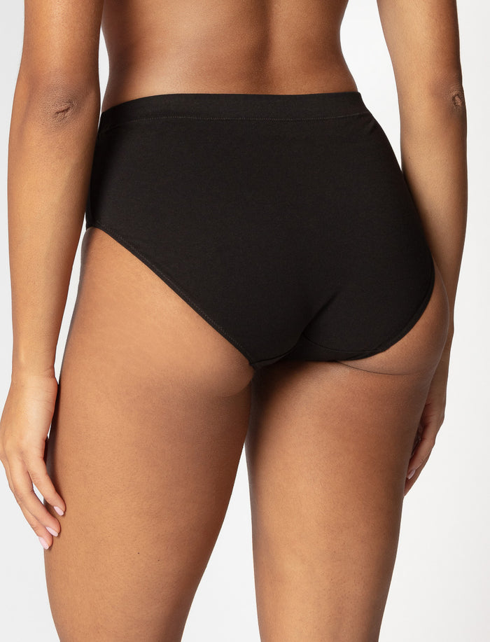 Culotte taille haute unie