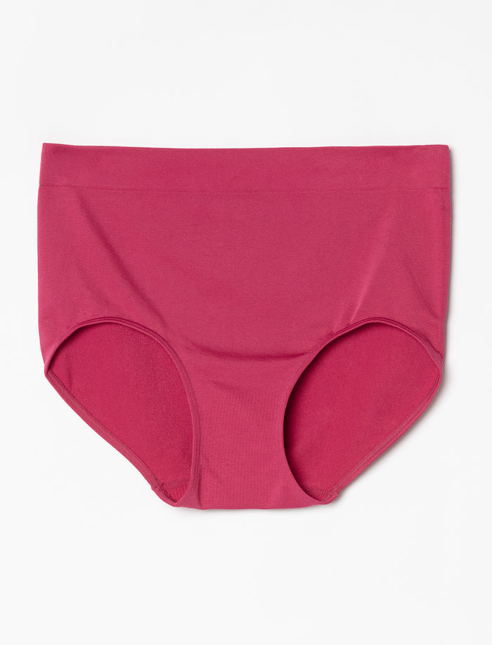 Culotte taille haute unie