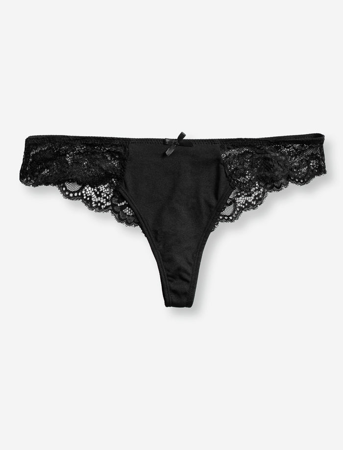 Culotte tanga à dentelle