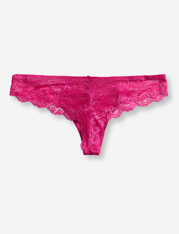 Culotte tanga à dentelle