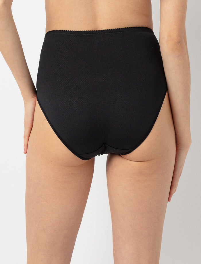 Culotte texturée taille haute