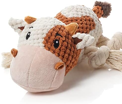Cute Squeaky Dog Toys with Crinkle Paper Dog Toys Pet Clever